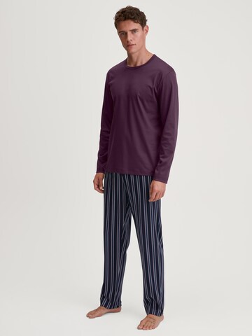 CALIDA Pyjama lang 'Relax Streamline'‌‌‌ in Lila