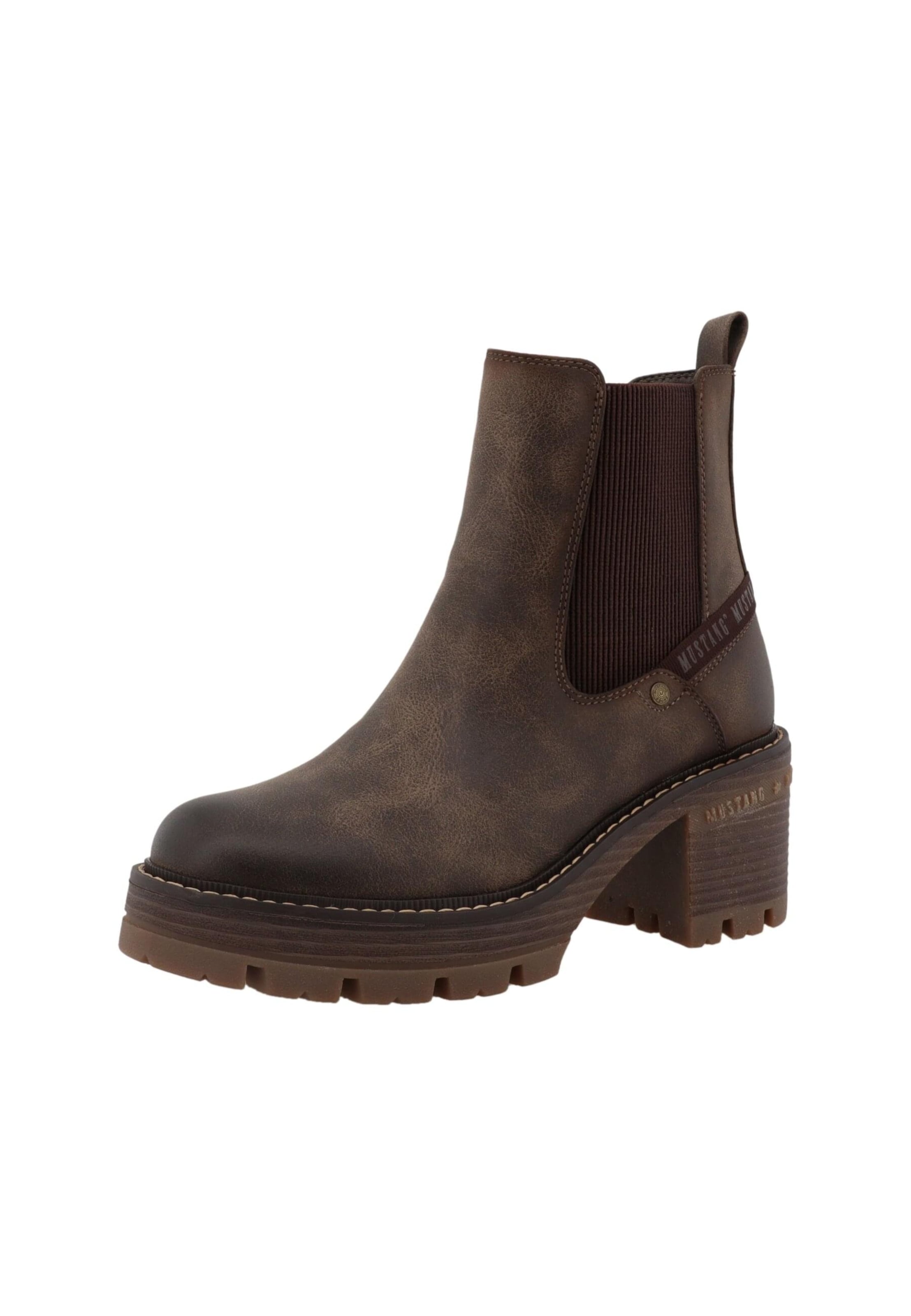 MUSTANG Chelsea boty 'Madlin' - hnědá, Produkt