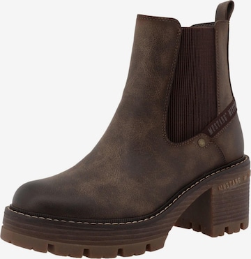 MUSTANG Stiefelette 'Madlin' in Braun: Vorderseite