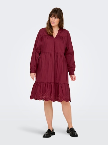 Robe-chemise ONLY Carmakoma en rouge