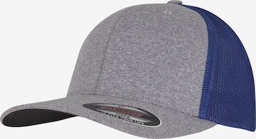 Flexfit Cap in Blau: Vorderseite