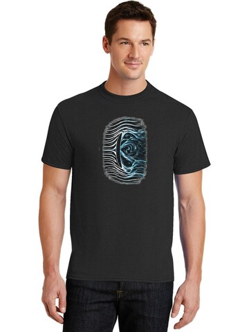 HUSKSWARE Shirt 'Grafik'‌‌‌‌‌‌‌ in Schwarz: Vorderseite
