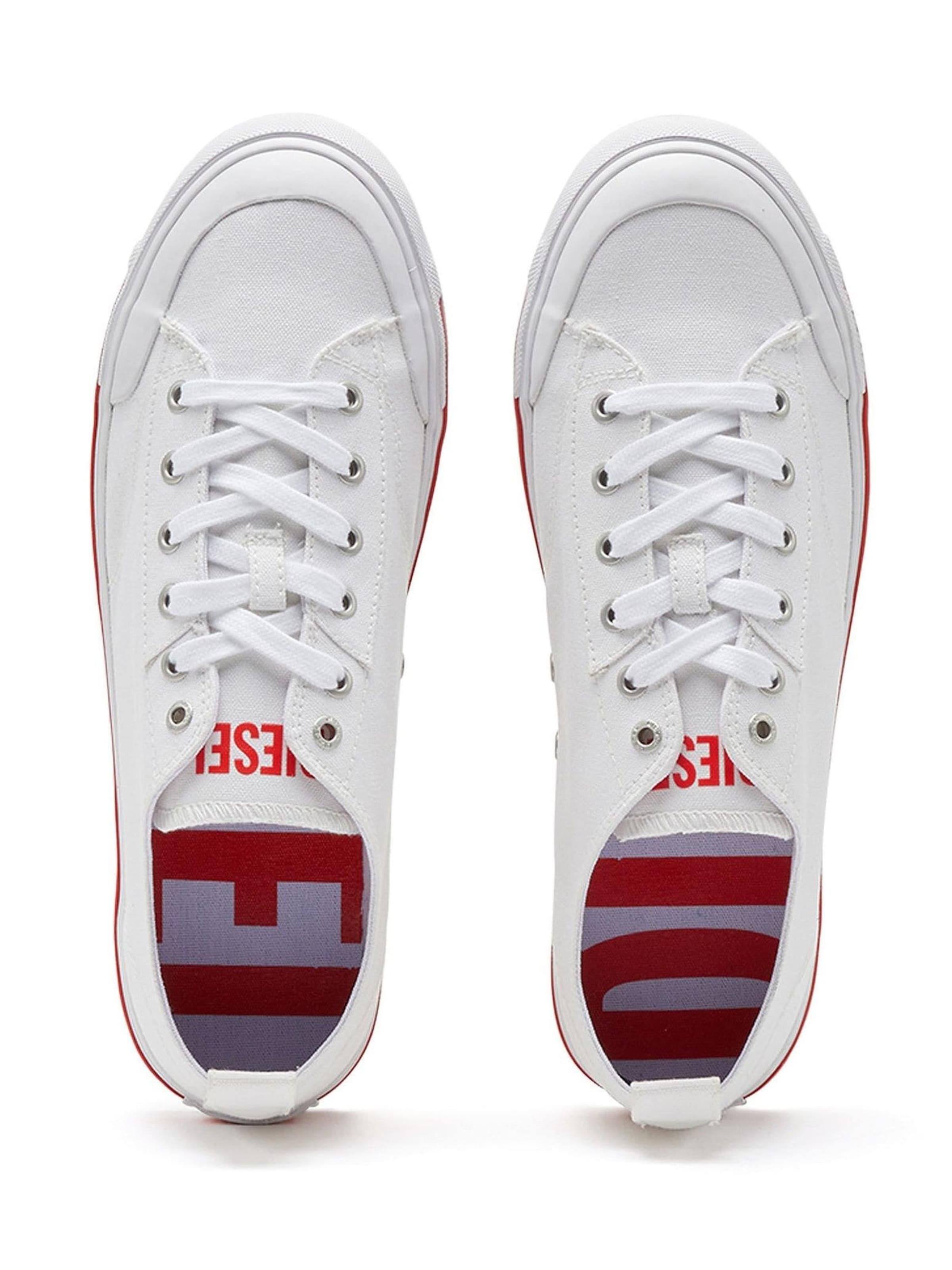 Baskets basses 'S-ATHOS LOW' DIESEL en blanc