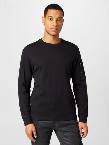 Sweat-shirt 'Tweeter' G-Star RAW en noir : devant