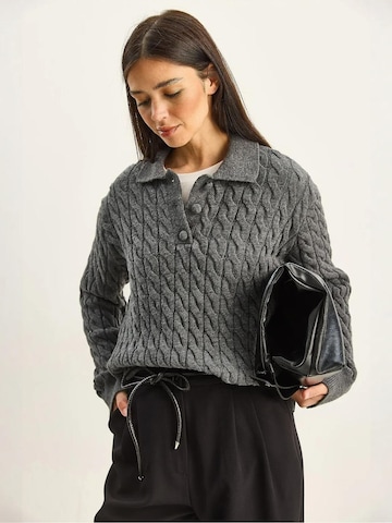 Bianco Lucci - Pullover em cinzento