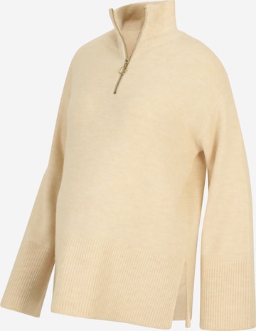 Vero Moda Maternity Sweater 'PHILINE' in Beige: front
