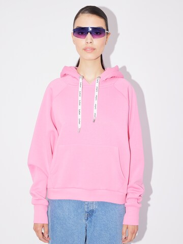 LeGer by Lena Gercke Sweatshirt 'Hayley' in Roze: voorkant