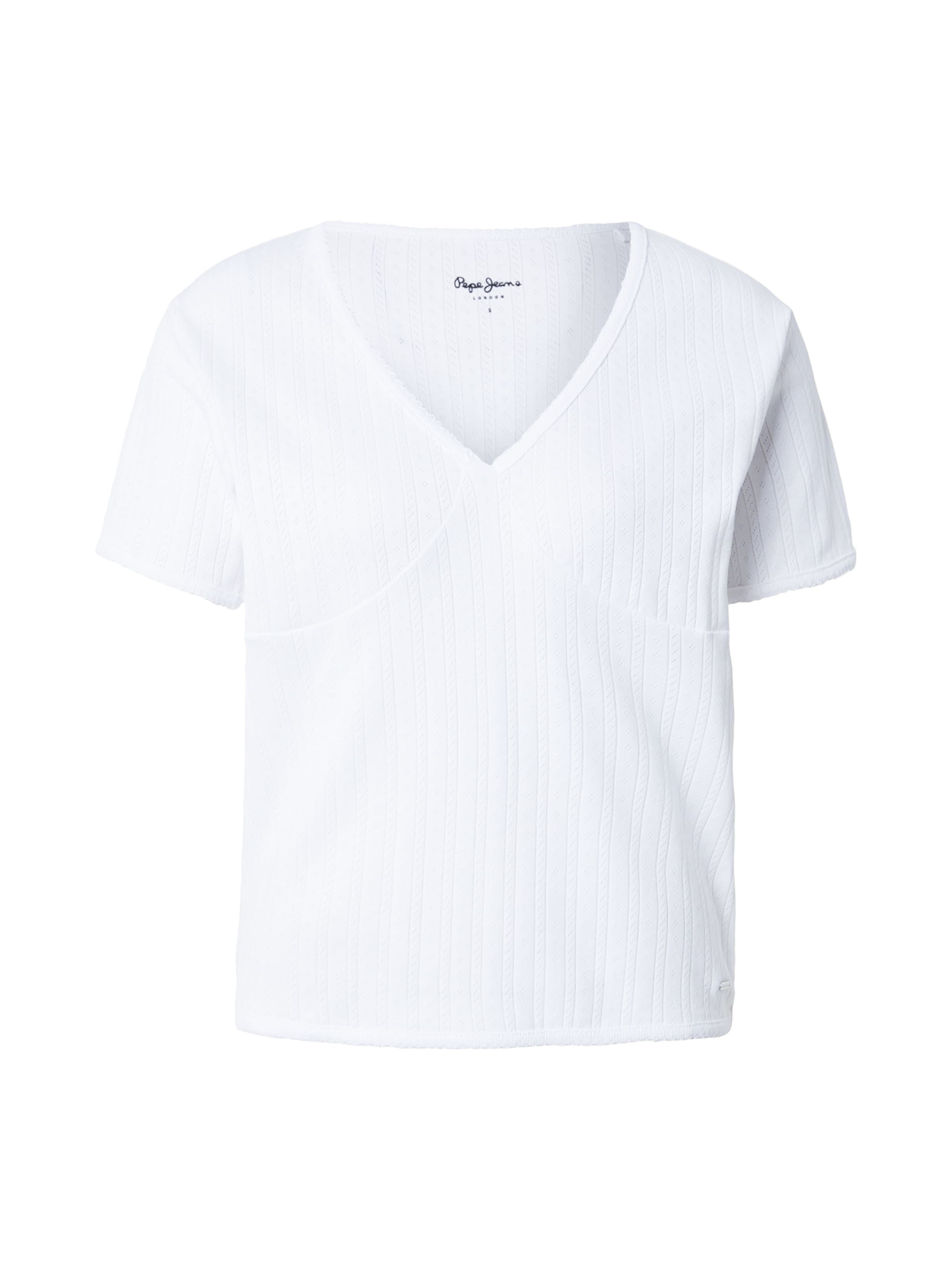 Pepe Jeans - Camiseta en blanco: frente