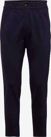 DRYKORN - Tapered Pantalón plisado 'CHASY' en azul: frente