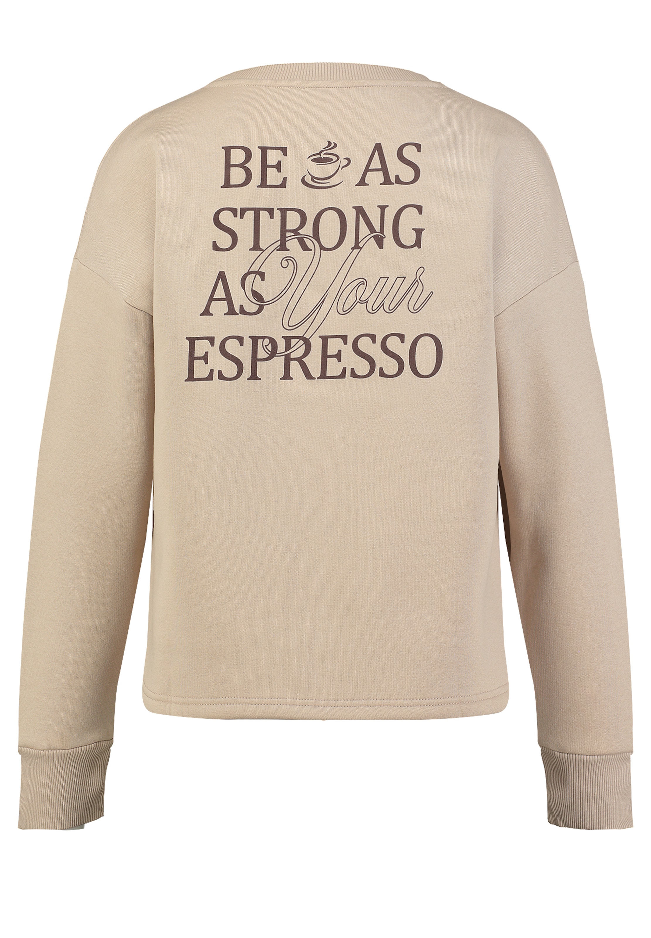 Sweat-shirt 'Espresso' Key Largo en beige