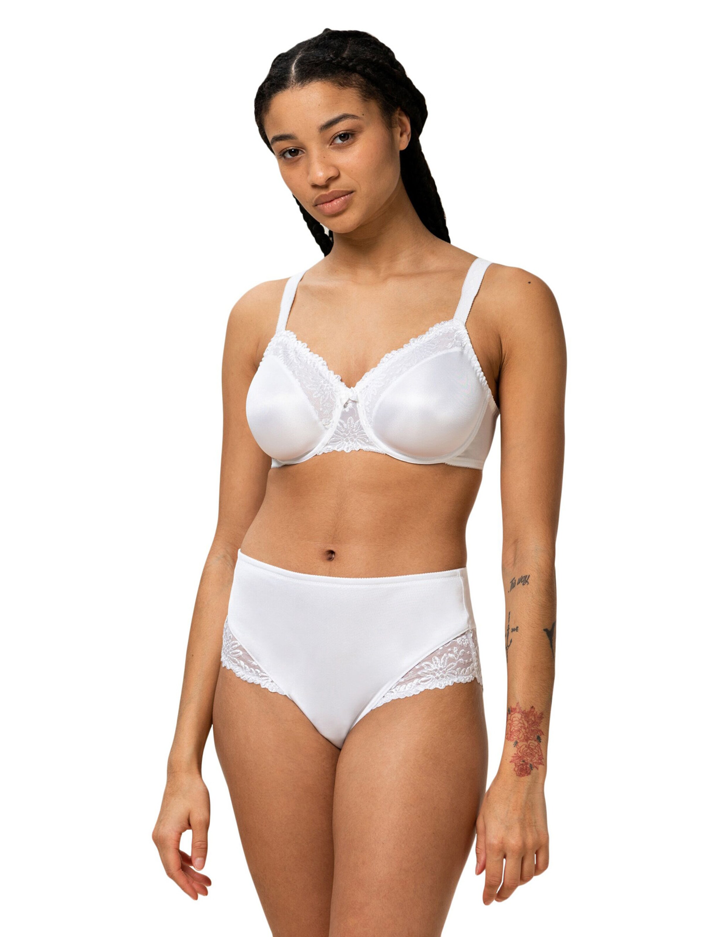 TRIUMPH - Cueca ' Ladyform Soft ' em branco: frente