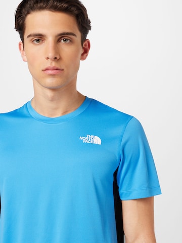 THE NORTH FACE - Camiseta funcional 'LIGHTBRIGHT' en azul