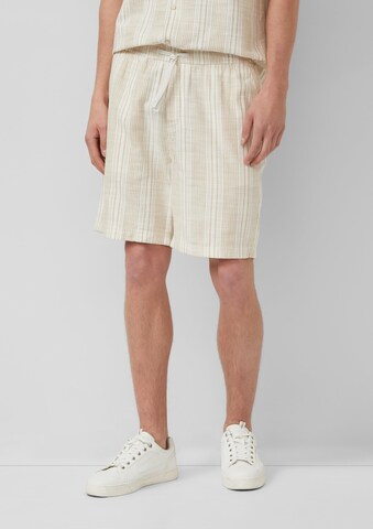 s.Oliver Regular Broek ' DETROIT ' in Beige: voorkant