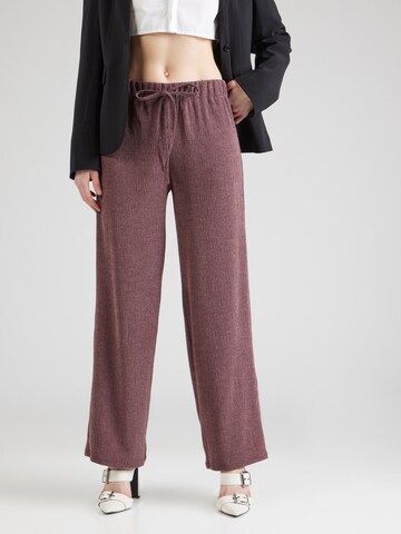 Wide Leg Pantalon 'VMLUNA' VERO MODA en rouge : devant