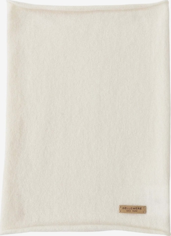 BELLEMERE NEW YORK Scarf 'Multifunktionaler Kaschmir-Nackenwärmer 3-in-1' in White: front