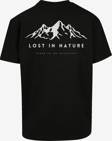 T-Shirt 'Lost in nature' F4NT4STIC en noir