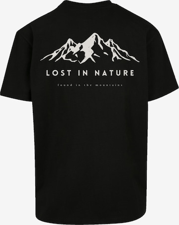 F4NT4STIC Shirt 'Lost in nature' in Zwart
