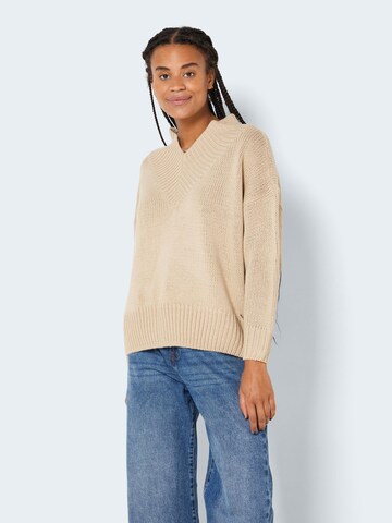 Noisy may Pullover 'Sand' in Beige