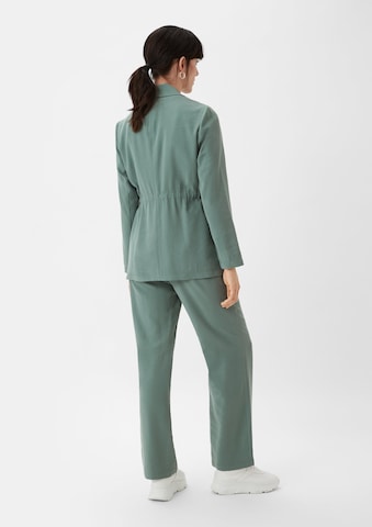 comma casual identity Blazer in Green: back