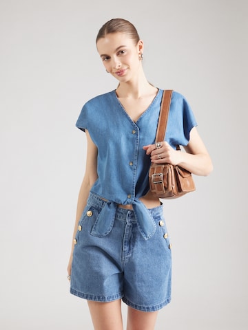 Camicia da donna 'ONLBea' di ONLY in blu: frontale
