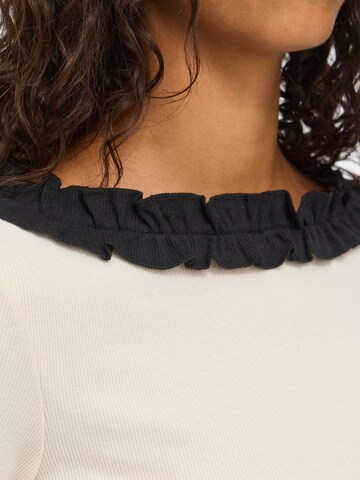 VILA Shirt 'FRANJA' in Beige