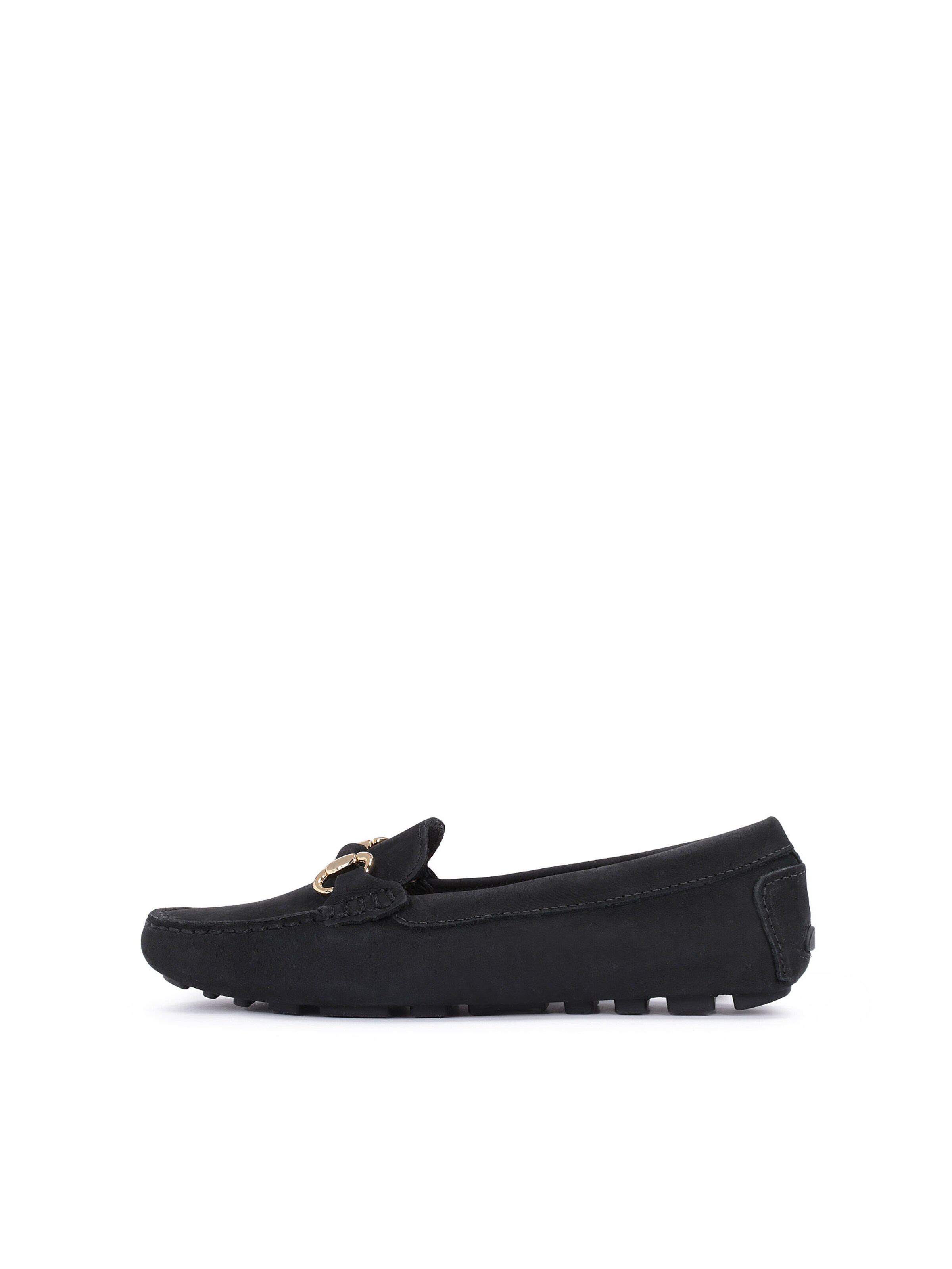 Kazar Moccasins in Black: front