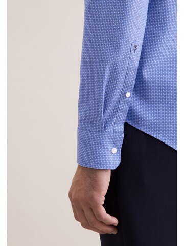 Coupe regular Chemise business 'Classic Essentials' SEIDENSTICKER en bleu