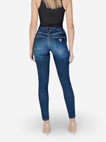 Skinny Jeans '1981 W2YA46 D4Q03' di GUESS in blu