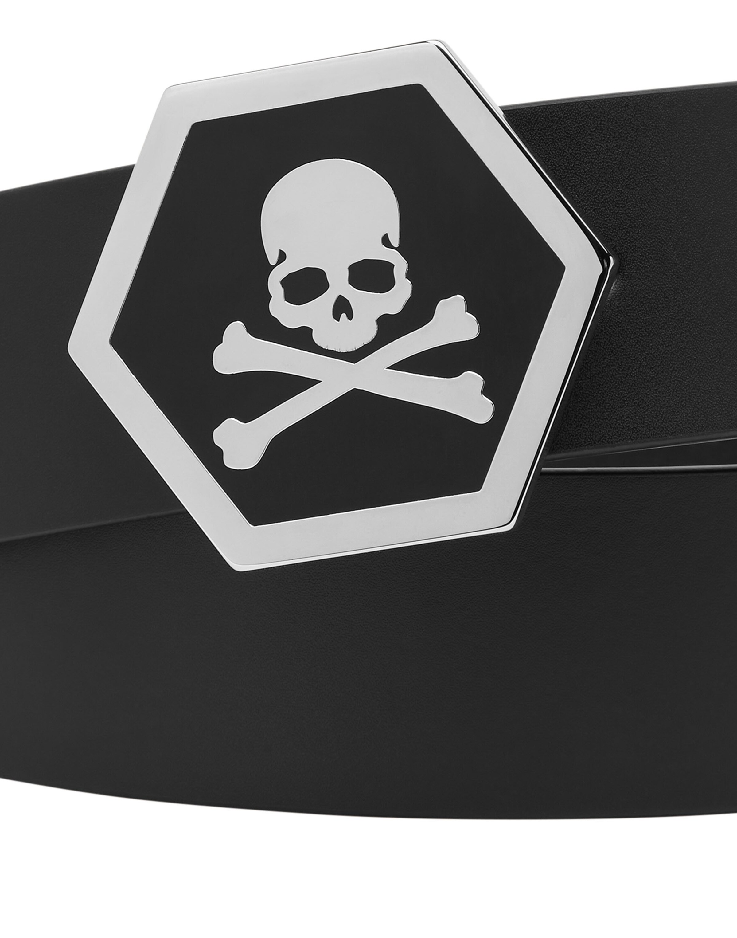Ceinture 'Skull' Philipp Plein en noir