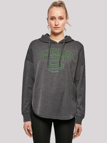 Sweat-shirt 'Harry Potter Slytherin Sport Emblem' F4NT4STIC en gris : devant