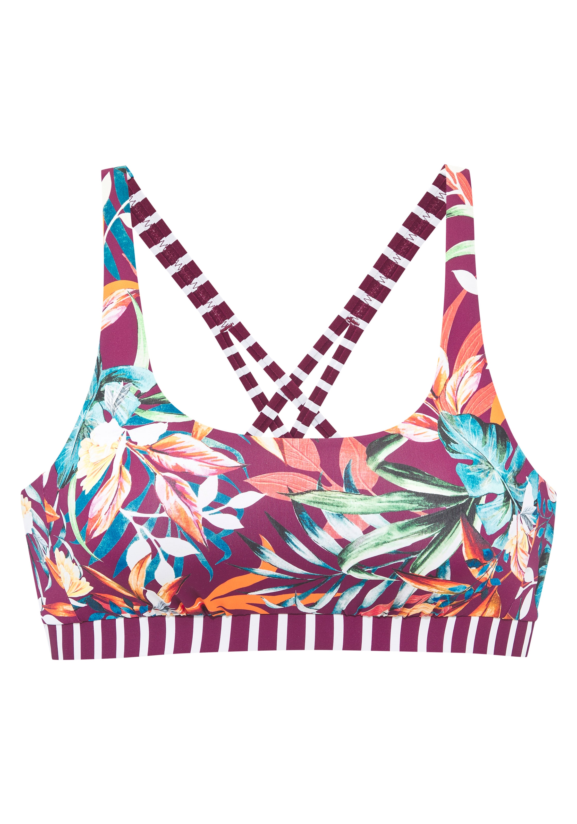 VENICE BEACHBustier Bikini gornji dio - crvena boja: stražnji dio