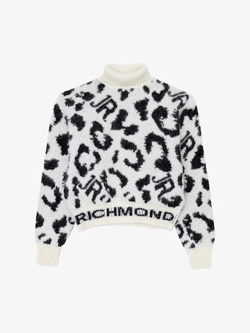 John Richmond Sweater 'Defis' in White: front