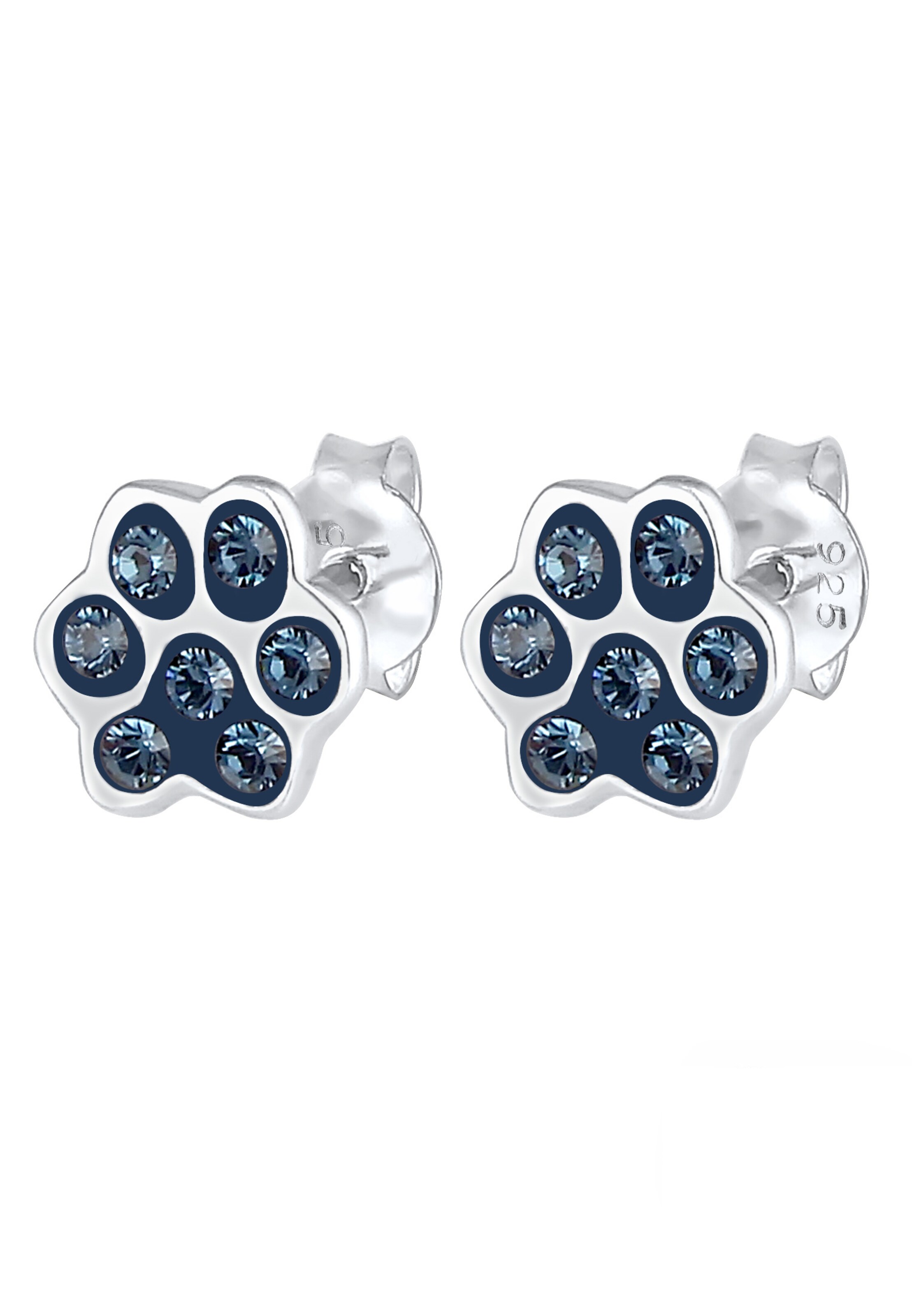 Boucles d'oreilles 'Pfote' ELLI en argent