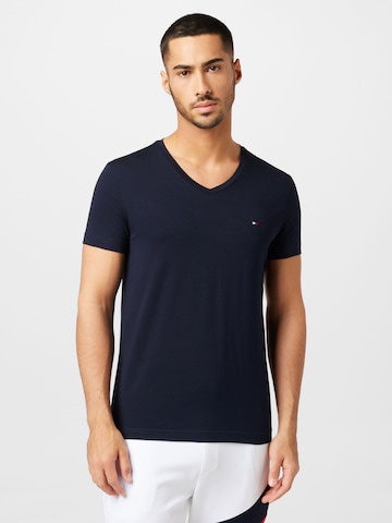 T-Shirt TOMMY HILFIGER en bleu : devant