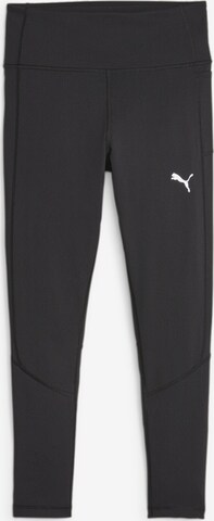 PUMA Skinny Sports trousers 'EVOSTRIPE' in Black: front