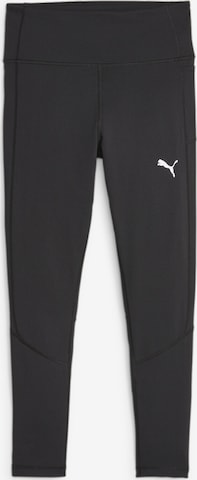 PUMA Skinny Workout Pants 'EVOSTRIPE' in Black: front