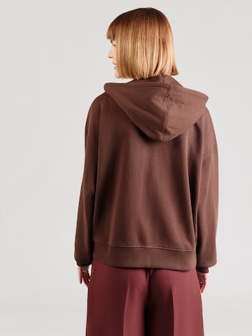 GUESS JEANS Sweat jacket in Brown
