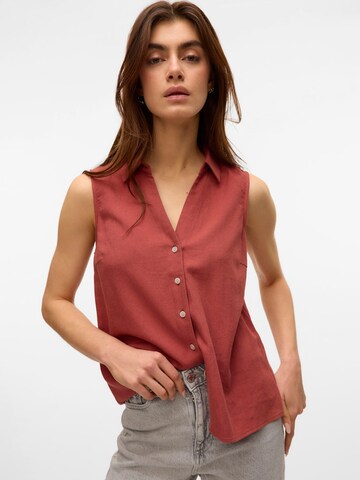 Camicia da donna 'VMMYMILO' di VERO MODA in rosso