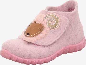 SUPERFIT - Zapatillas de casa 'HAPPY' en rosa: frente