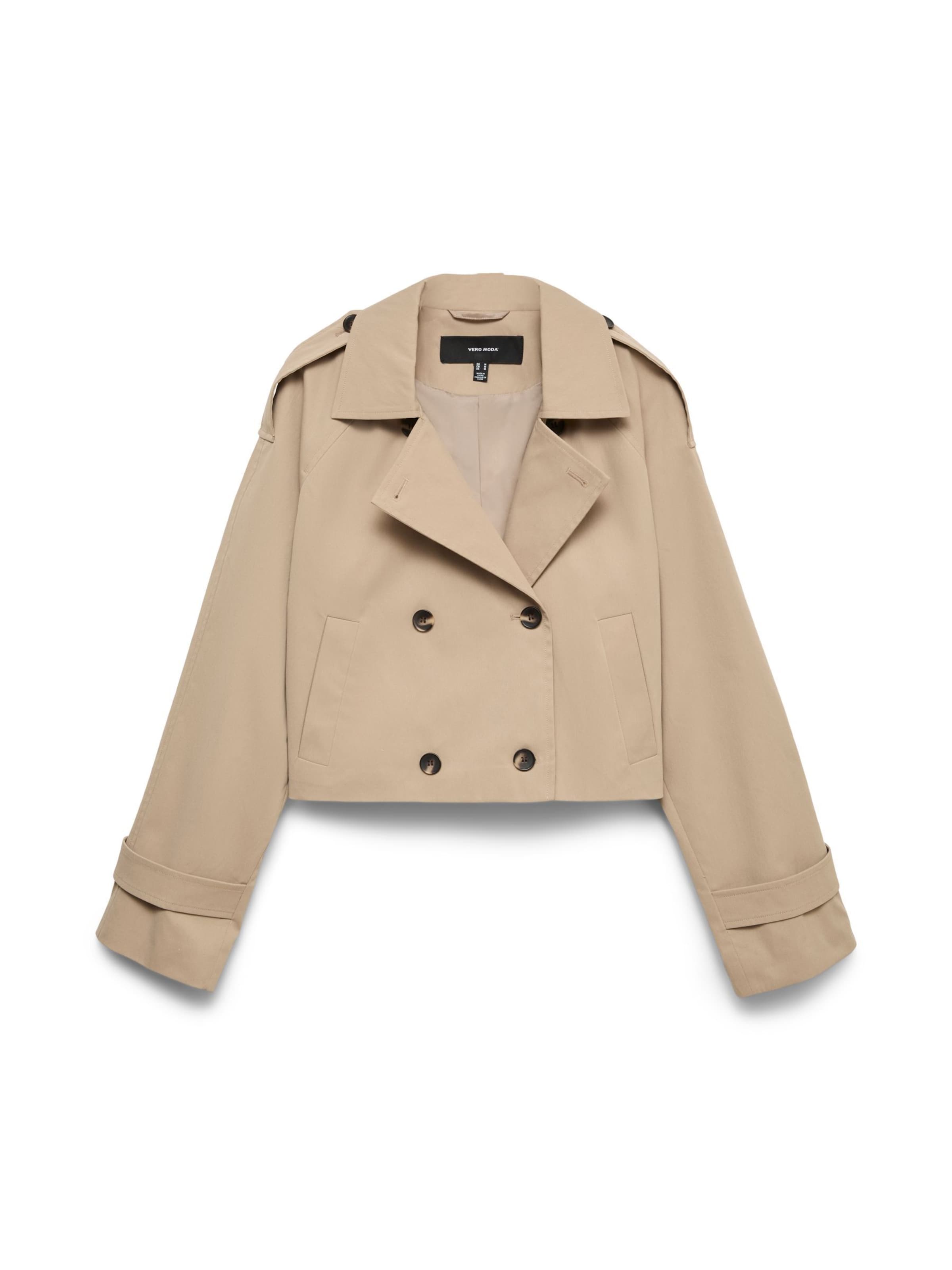 VERO MODA Tussenmantel 'VMChelsea' in XS in de kleur Beige, Productweergave