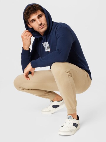 JACK & JONES Mikina 'Crawl' – modrá