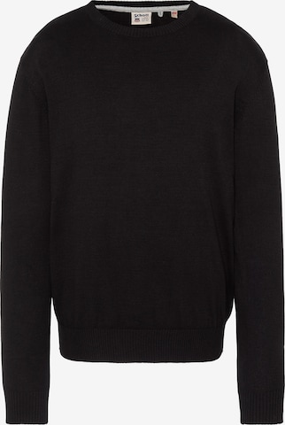 Pull-over Schott NYC en noir : devant