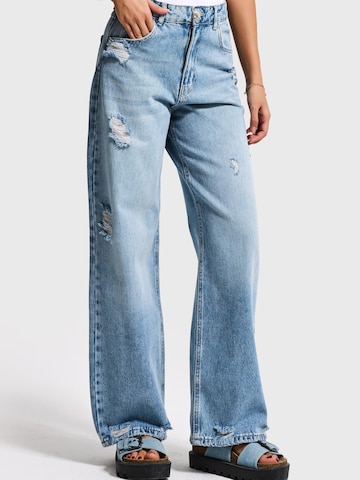 IT'S BASIC Baggy Jeans 'BAGGY HIGH RISE JEANS' in Blauw