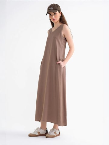 MixRay Kleid 'Maxi'‌‌‌ in Braun