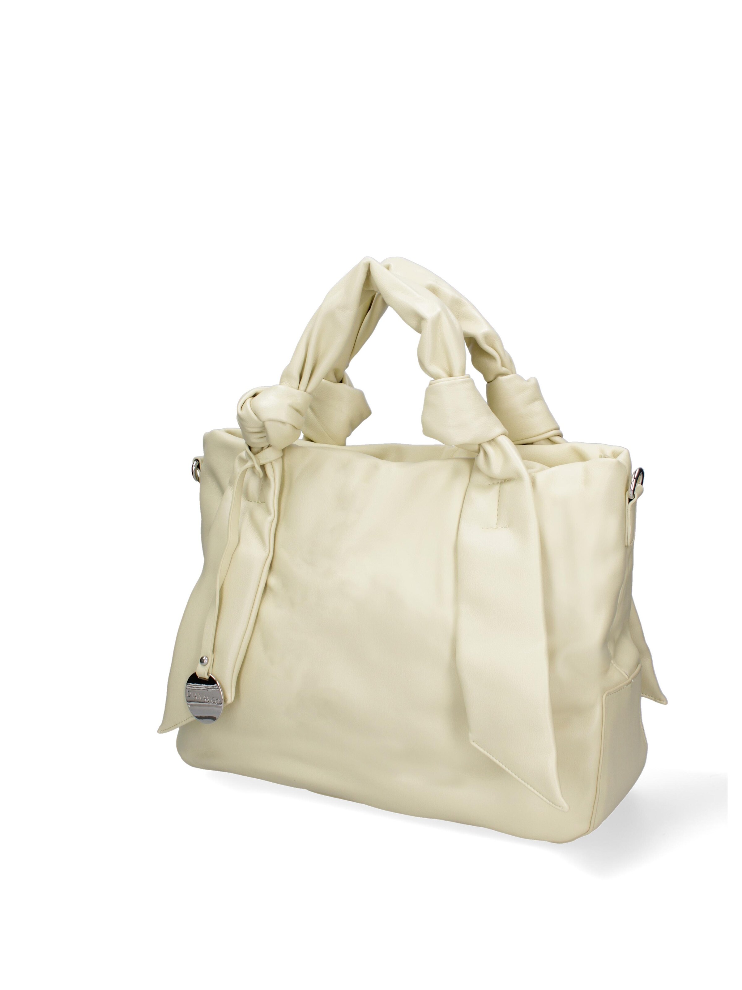 Shopper 'Borsa Shopper Donna Ecopelle con Zip e Tracolla Regolabile' di Diana&Co. in giallo