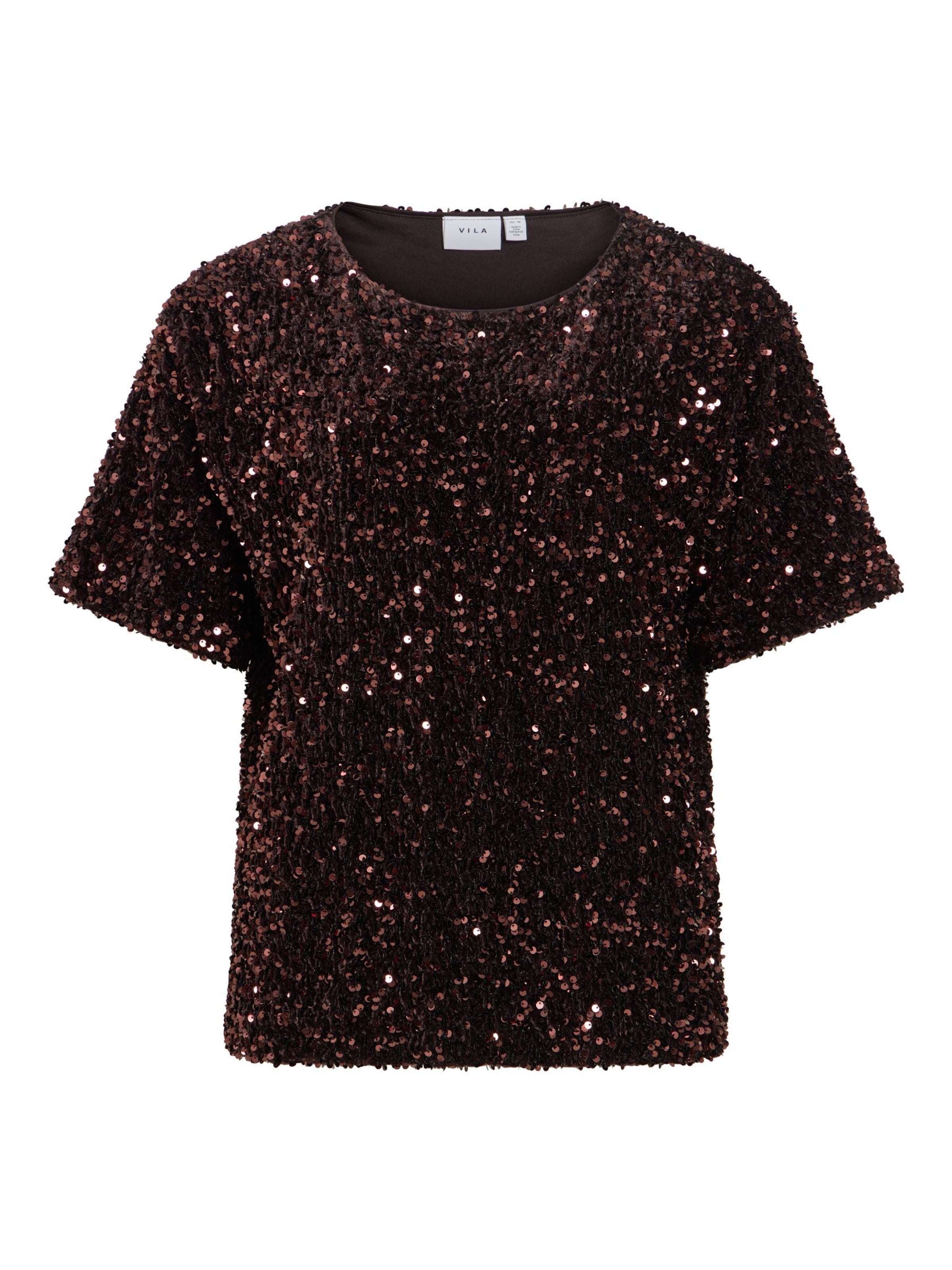 VILA Blouse 'FAITH ' in Brown: front