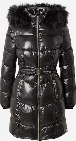 River Island - Sobretudo de inverno em preto: frente