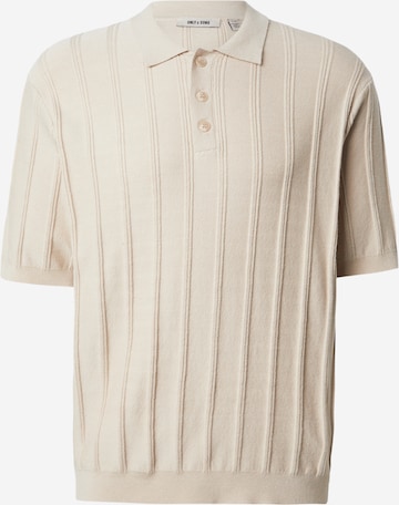 Only & Sons Sweter 'ONSTHIJS' w kolorze szary: przód