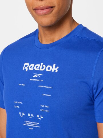 Reebok Performance shirt in Blue