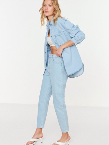 Veste mi-saison Trendyol en bleu